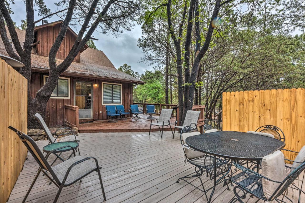 Rustic Ruidoso Cabin With Large Deck And Grill! Extérieur photo
