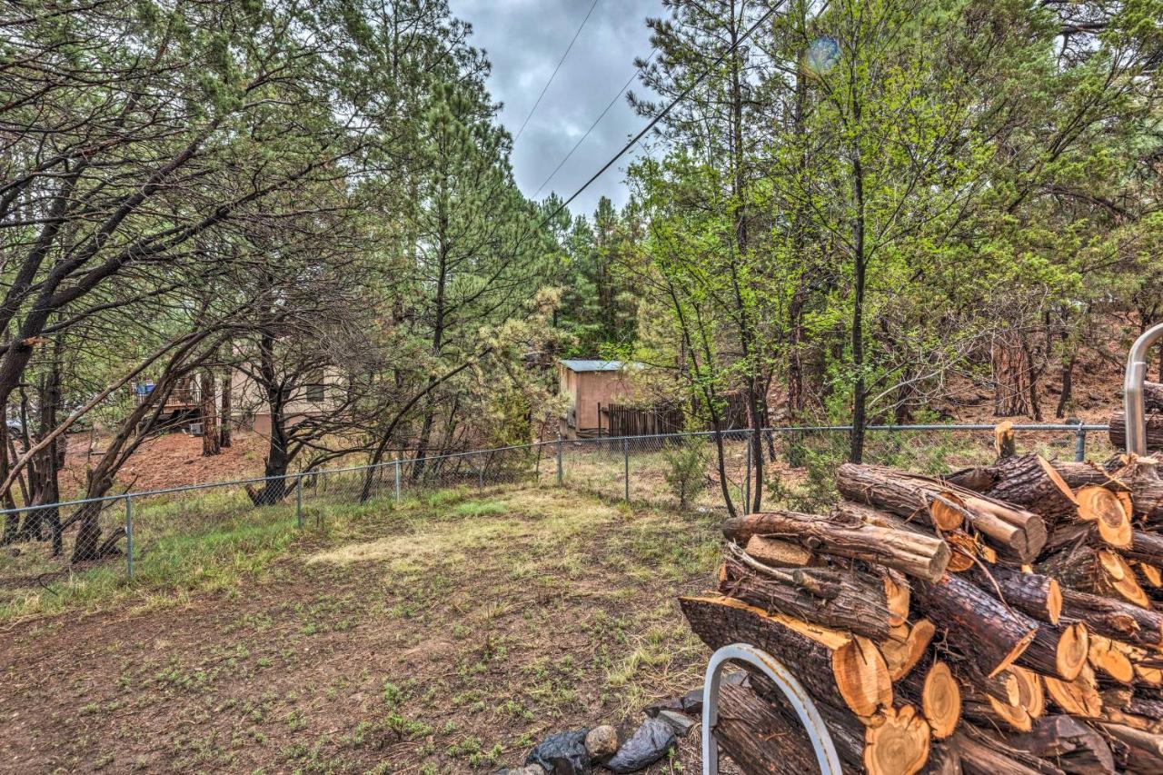Rustic Ruidoso Cabin With Large Deck And Grill! Extérieur photo